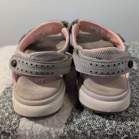 SAS Sandals Taupe Embark Women’s Size 8 N Suede Hook Loop Comfort Walking - Picture 4 of 8